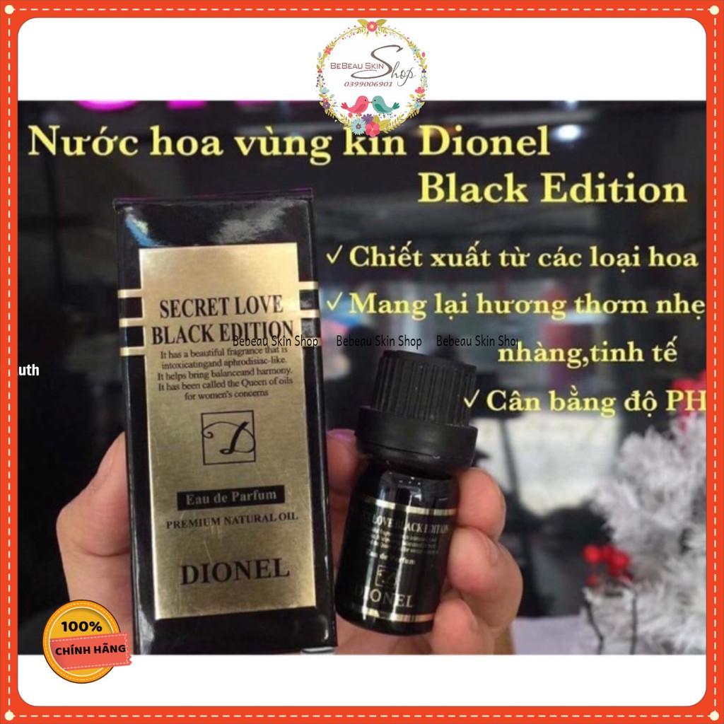 Dionel Secret Love - Nước hoa vùng kín Dionel Black Edition ( Che tên)