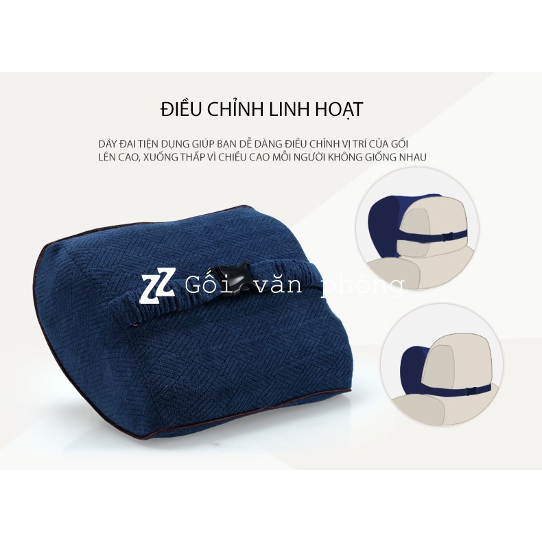 Gối Tựa Đầu, Gối Kê Cổ, Ghế Ô Tô Chất Liệu Cao Su Non Cao Cấp ZURI PILLOW - GLC04