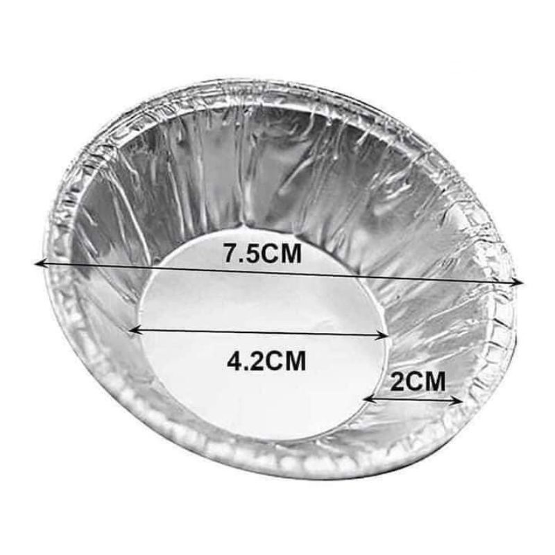 Khay bạc làm bánh,khay bạc nướng hàu 7,5cm