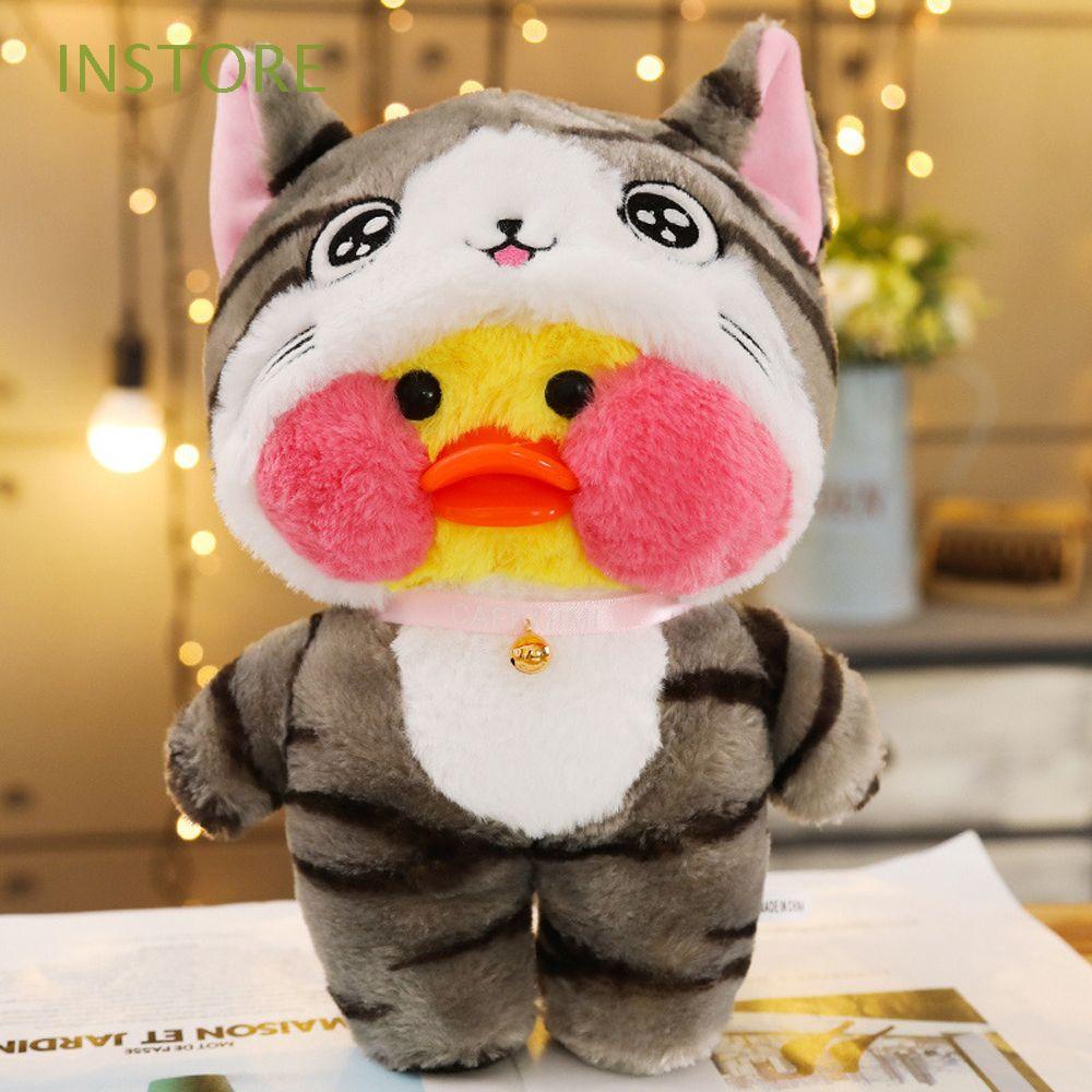 Thú Nhồi Bông Lalafan Vịt Vàng Gấu Trúc Dễ Thương Làm Quà Tặng Giáng Sinh