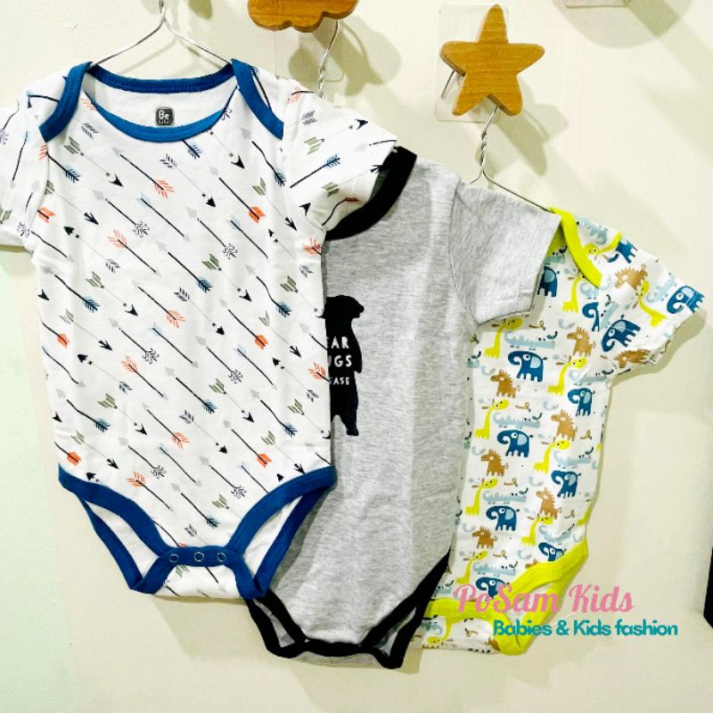 (Chọn mẫu)( Size 9-12m)Bodysuit, body chip cộc tay xuất Mỹ cho bé trai bé gái, hàng xuất xịn-PoSam Kids