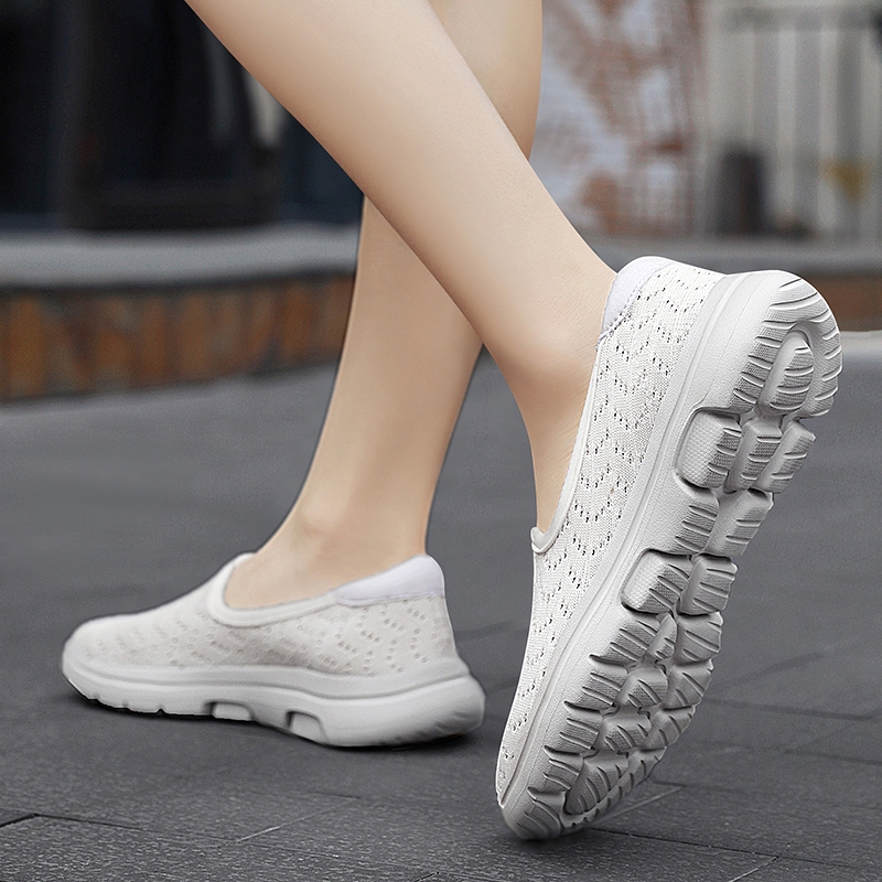 Giày vải đan màu tím dành cho nữ 35-42 YOZOH