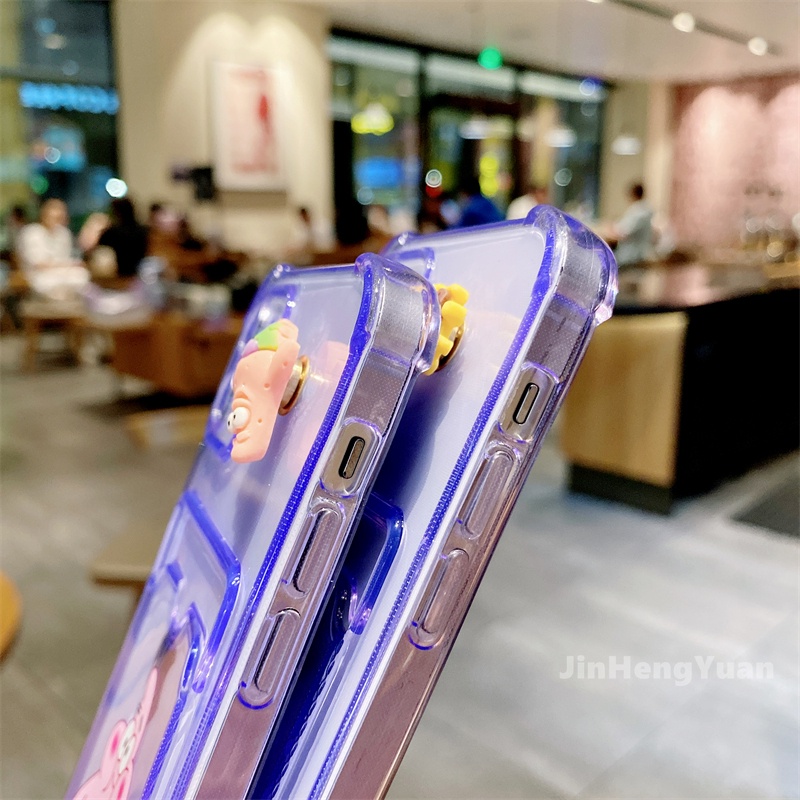 Ốp Điện Thoại Trong Suốt Chống Rơi Hình Nhân Vật Spongebob Cho iPhone 11 12 Pro Max X Xsmax 7 8 Plus Xr 12mini Se2020