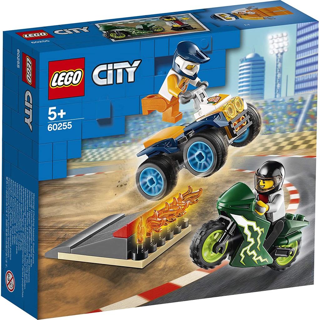 [LEGO CHÍNH HÃNG] 60255 - Biểu Diễn Nhào Lộn Xe Đạp (LEGO City Stunt Team 60255 Bike Toy) 62 Chi Tiết