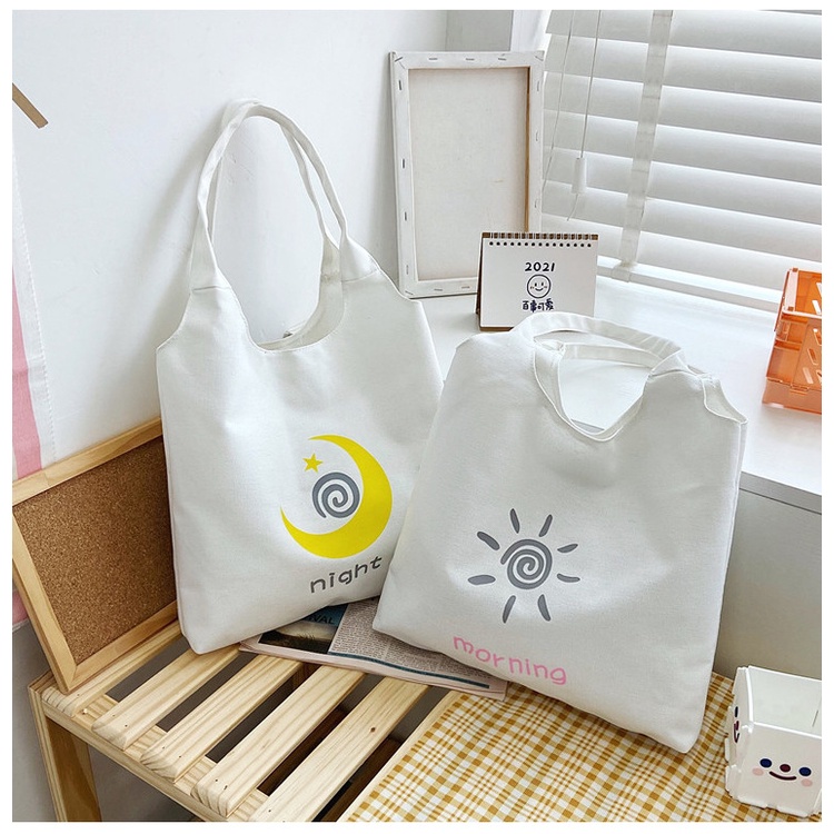 Túi Xách Canvas Sức Chứa Lớn Mẫu Mới Thời Trang Cho Nữ