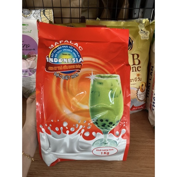 Bột Kem Béo Pha Trà Sửa Indo Mafalac-1Kg