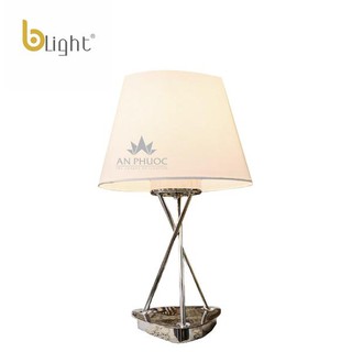 Đèn Bàn Decor Chụp Vải Ba Chân Phong Cách Hiện Đại Blight– BL1133