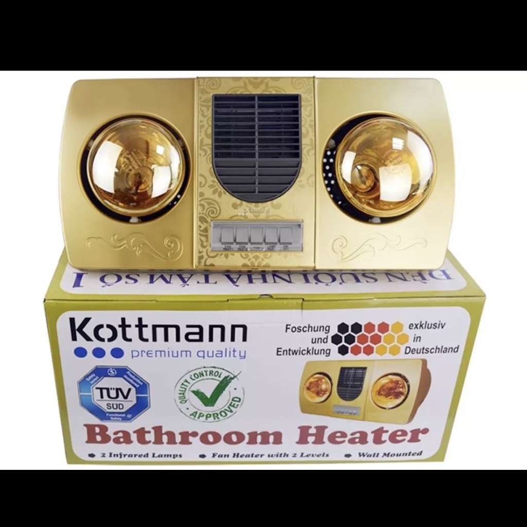 Đèn sưởi nhà tắm Kottmann K2BHWG – Phân Phối Chính Hãng – Bảo Hành 36 Tháng