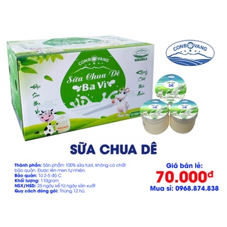 SỮA CHUA DÊ - CON BÒ VÀNG