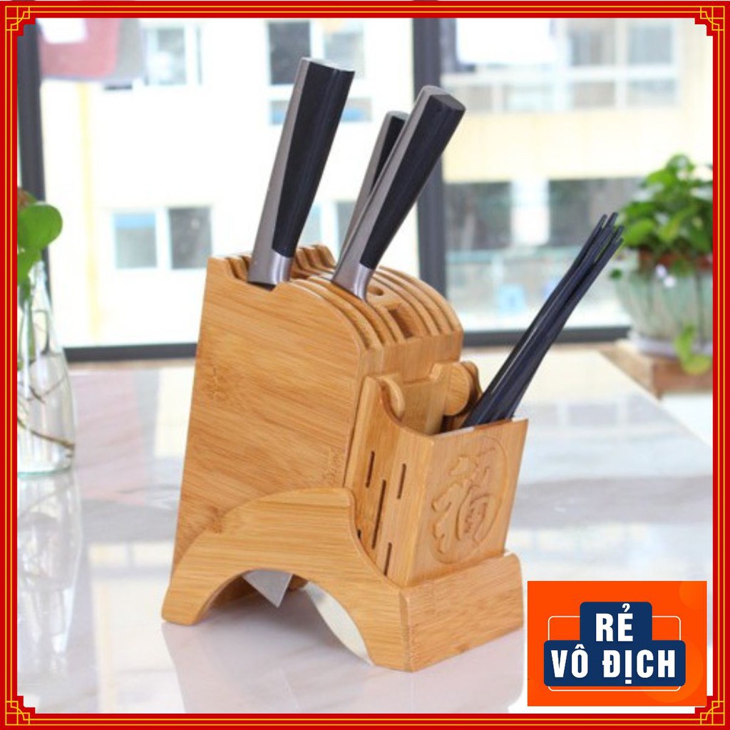 Giá Để Dao Đũa Thìa Bằng Gỗ Tre Hiện Đại, Sang Trọng - Đồ Dùng Bếp Tinh Tế