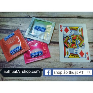 [DỤNG CỤ ẢO THUẬT + VIDEO DẠY] Bao Cao Su Thành lá Bài
