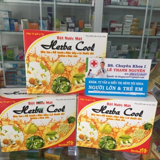 ✅(chính hãng)Bột nước mát Herbacool-mía lau, rễ tranh...