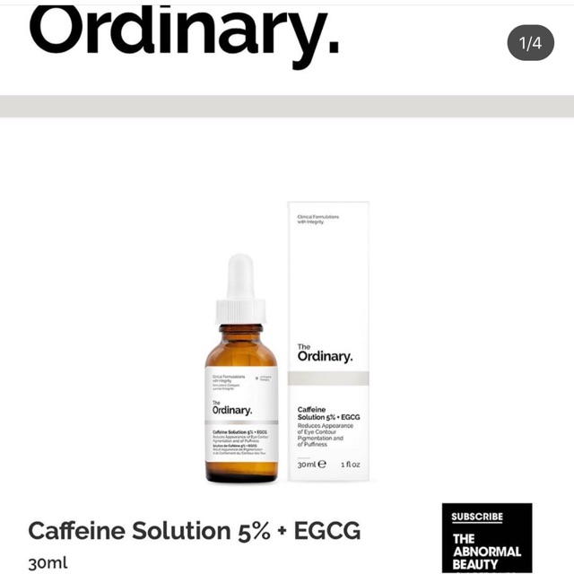 Serum dưỡng vùng mắt The Ordinary Caffeine Solution 5% + EGCG 30ml