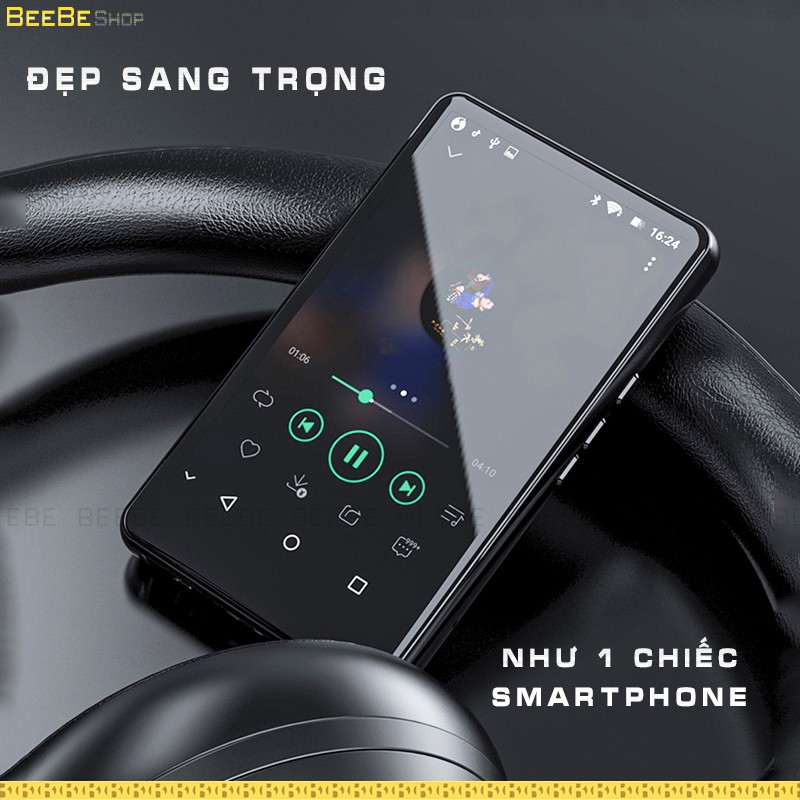 Ruizu H6 - Máy Nghe Nhạc Có Wifi và Bluetooth, Xem Phim HD, Màn Hình Cảm Ứng, Hệ Điều Hành Android 5.1