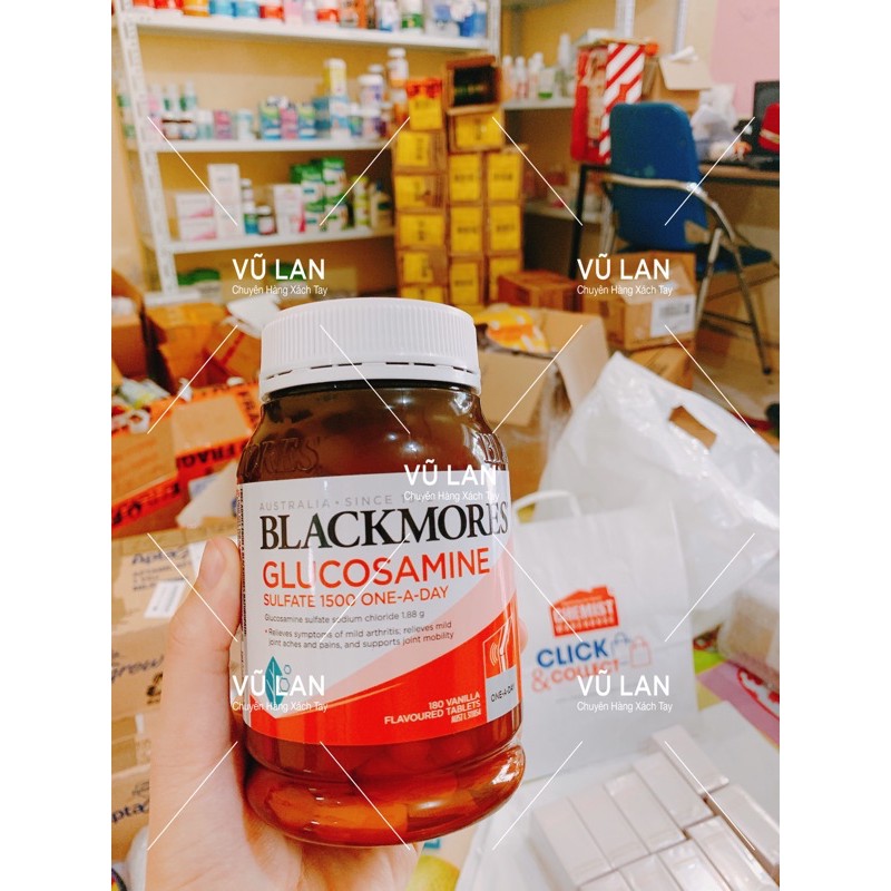 Viên uống Blackmores Glucosamine 1500mg Úc  mẫu mới