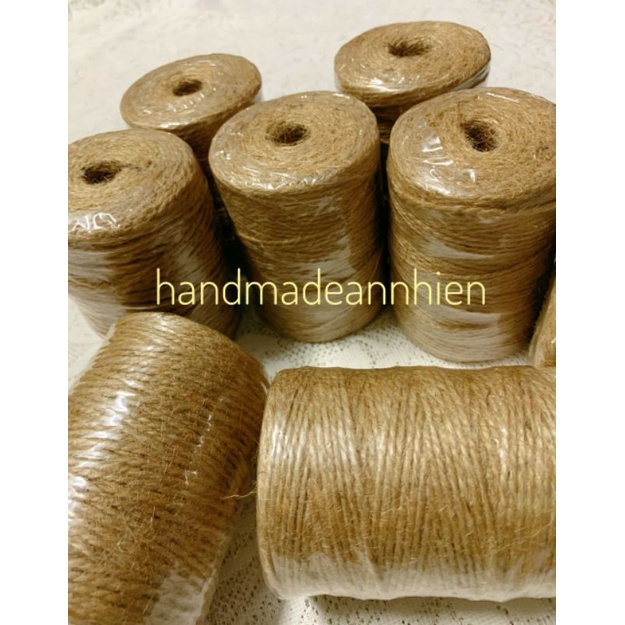 Cuộn 100 mét dây thừng 2mm_ Dùng để trang trí nhà _ treo ảnh _ quấn lọ - phụ kiện handmde _ DIY