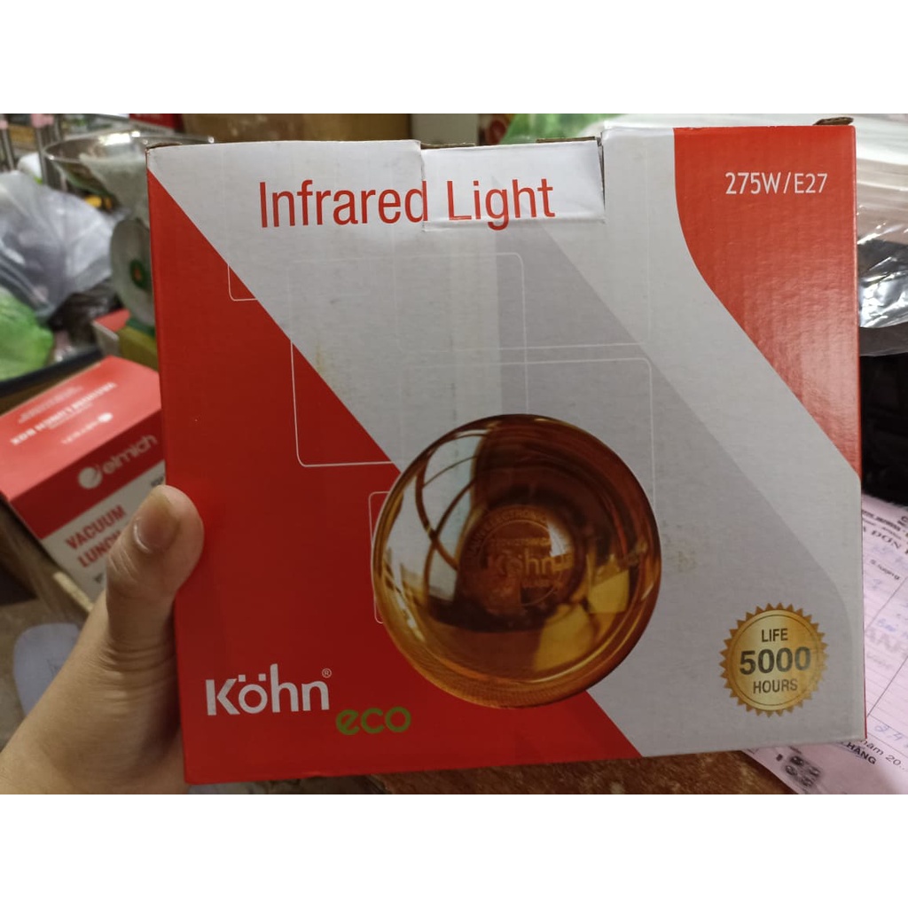 Bóng đèn sưởi Kohn - bóng sưởi hồng ngoại nhà tắm 220v-275w