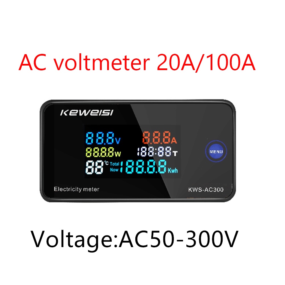 Đồng Hồ Đo Công Suất AC300 AC 50-300V AC KWS-AC300 KWS-AC300