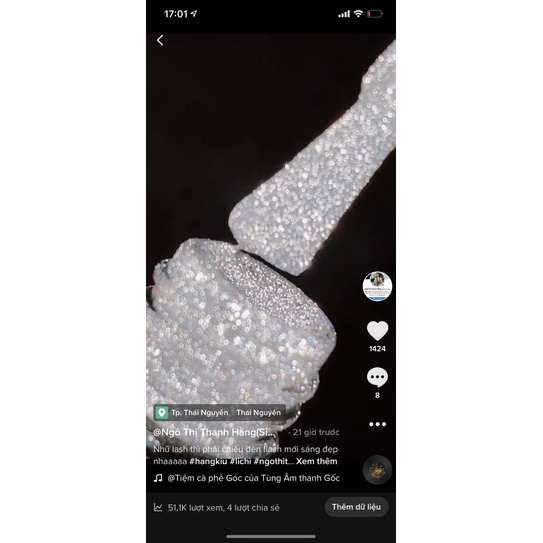 SƠN GEL NHŨ FLASH HANGKIU SIÊU SÁNG
