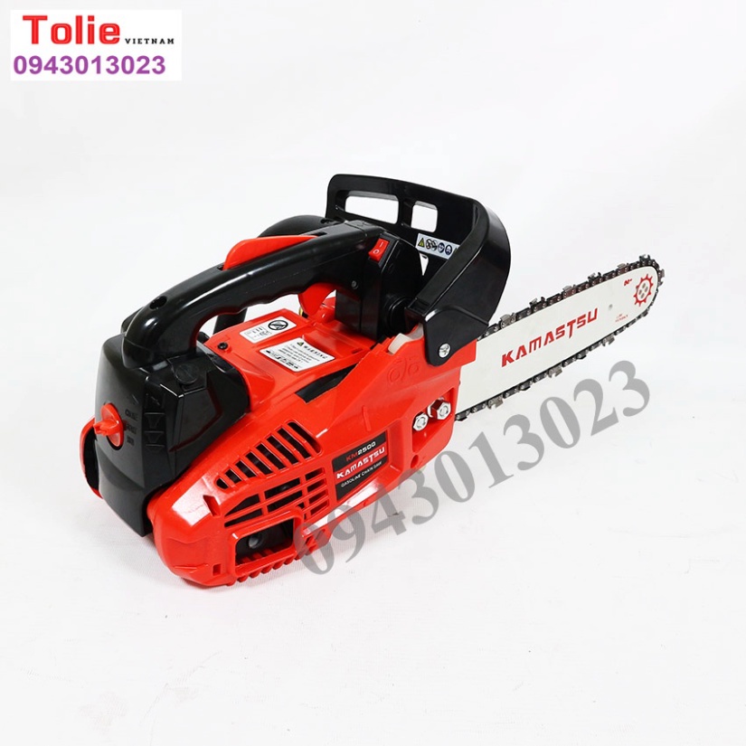 Máy cưa xích chạy xăng tay cụt Kamastu mini 25cc máy cưa xích cưa gỗ nhẹ khỏe -Maý cưa gia đình