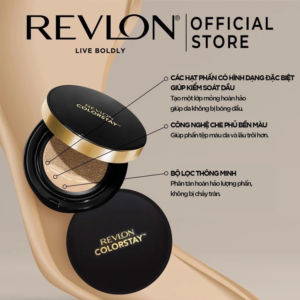 Phấn nền dạng nước lâu trôi Revlon Colorstay Life Proof™ Longwear Cushion Foundation HÀNG NHẬT NỘI ĐỊA