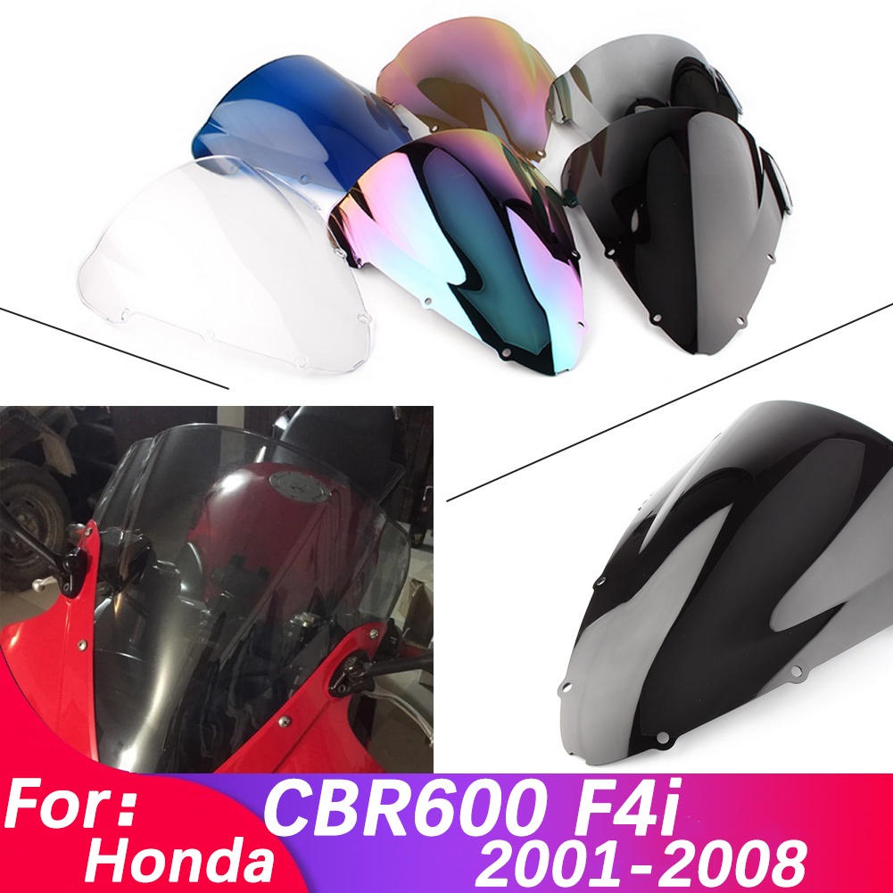 Kính Chắn Gió Bằng Nhựa ABS Chuyên Dụng Cho Xe Mô Tô Honda CBR600 CBR 600 F4i 2001 2002 2003 2004 2005 2006 2007 2008