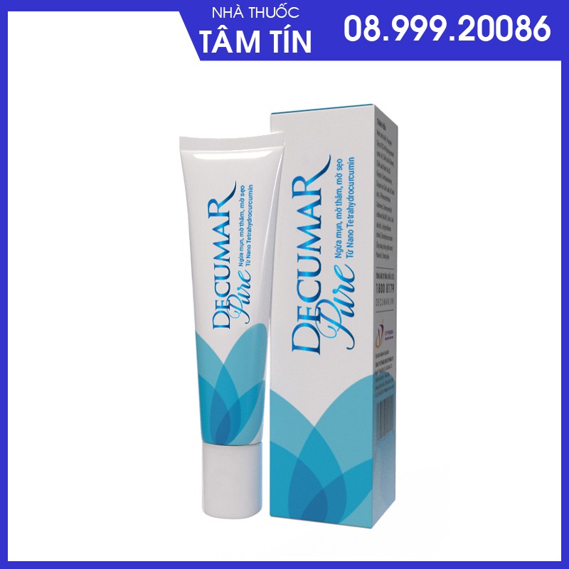 DECUMAR PURE - gel mụn trong suốt từ nghệ Nano