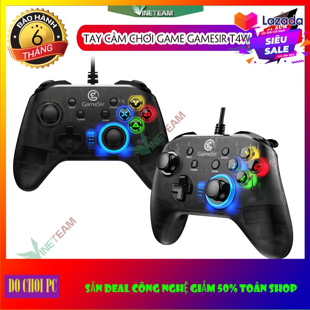 Tay cầm chơi game Gamesir T4W || Có rung -dc4118