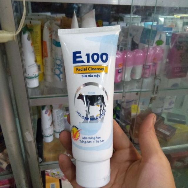 Sữa rửa mặt E100 con bò