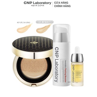 [Tặng Cushion 850K] Combo Tinh chất keo ong CNP Laboratory Propolis 15ml + Gel tẩy tế bào chết Peeling Booster 100ml