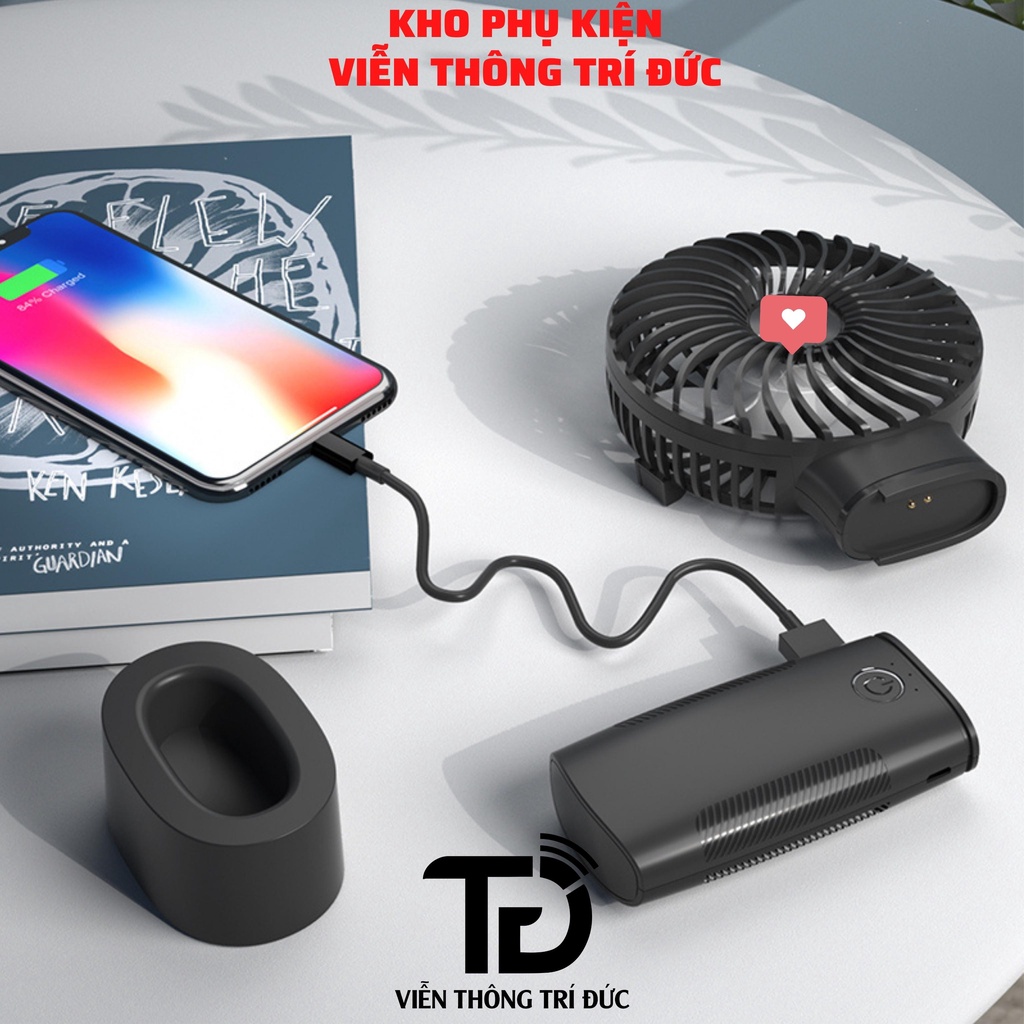 Quạt Mini Tích Điện Cầm Tay Ho.co F11 &amp; Lanex LLS-F01 &amp; LLS S-5 - HOT 2020 Quạt Gió 3 Mức Độ-Pin Bền Nhỏ Gọn - Linh Hoạt