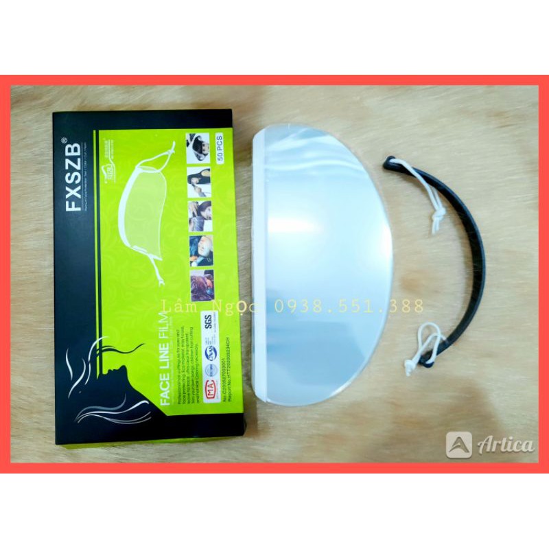 Choàng tai che mặt bảo vệ an toàn khi uốn,duỗi,nhuộm hóa chất cao cấp  nhỏ gọn ,bảo vệ che chắn chuyên dụng.