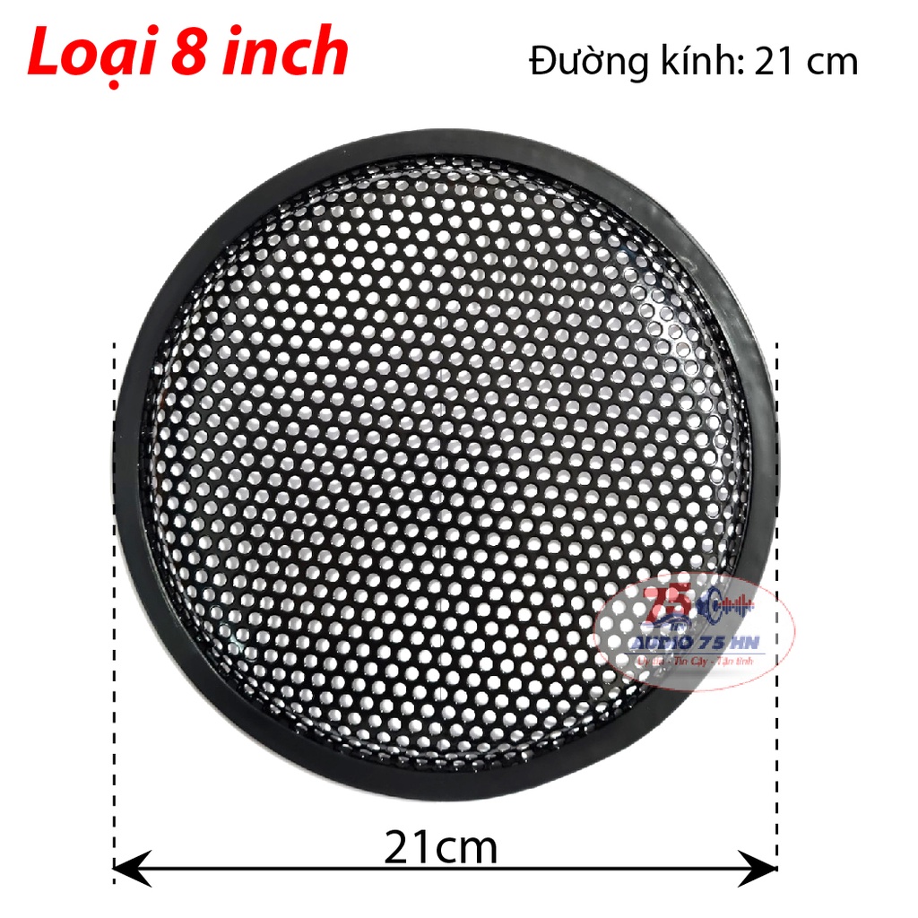 Màng lưới bảo vệ loa từ 5 inch đến 15 inch - Màng loa, mặt nạ loa bằng sắt dùng cho loa sân khấu hoặc loa ô tô