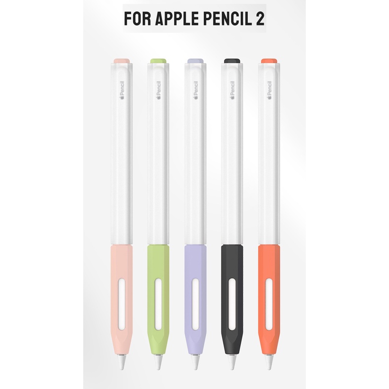 Bao Silicon Color Trong Suốt bảo vệ cho bút Apple Pencil 2.