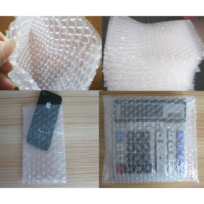 50 Túi màng xốp hơi - Túi bong bóng khí - Màng xốp nổ cắt sẵn theo kích thước ship gửi hàng