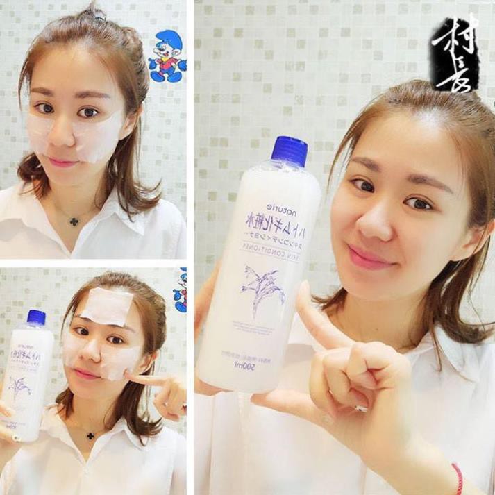 Nước hoa hồng Ý Dĩ Naturie Hatomugi Skin Conditioner Nhật 500ml