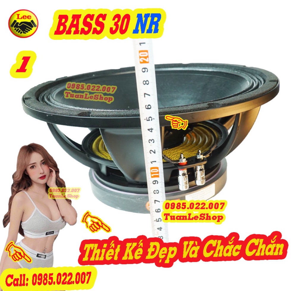 LOA BASS 30 NR TỪ 190 COIL 76 – LOA RỜI BASS 3 TẤC -  GIÁ 1 CHIẾC LOA NHẬP CAO CẤP 12AZ350A