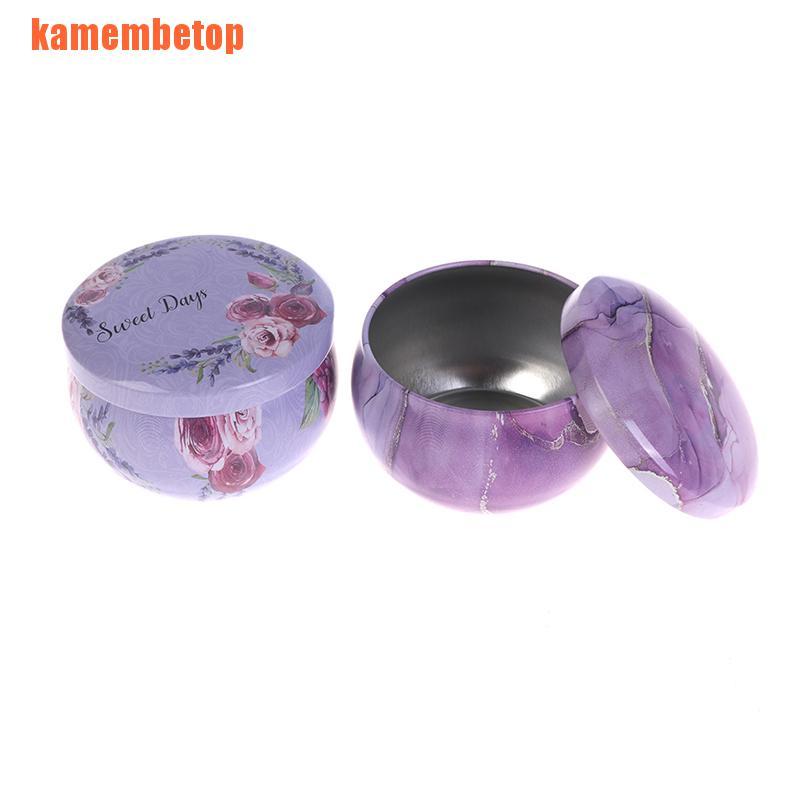 Hộp Thiếc Rỗng Đựng Nến Thơm Trang Trí Nhà Cửa / Tiệc Tùng