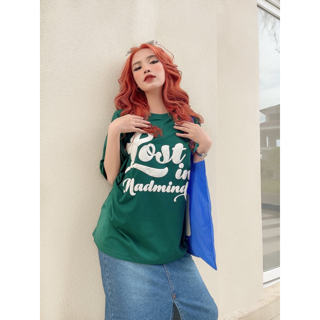 MADMIND® Chính Hãng - Áo Thun Lost In Madmind Cotton - Màu Đen / Xanh Lá / Xanh Dương / Hồng / Trắng Form Rộng