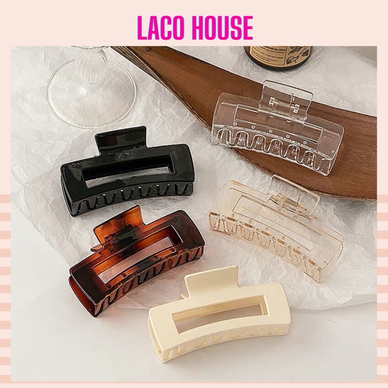 Kẹp tóc nữ dáng vuông phong cách Hàn Quốc lacohouse K01