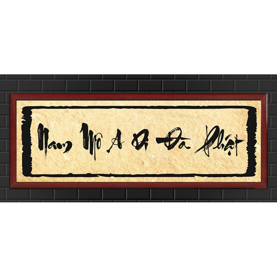 Tranh Thư Pháp - in tranh trên vải  canvas kim sa cao cấp -khách hàng tự lồng khung - nhiều mẫu thiết kế-  GIÁ XƯỞNG