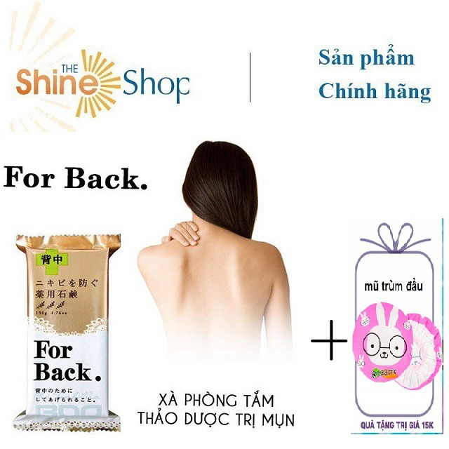 Xà Phòng Tắm Pelican Sạch Khuẩn Mụn Lưng For Back (135g)