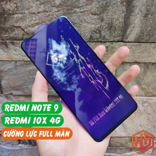 Cường lực redmi note 9 redmi 10x 4g 6D trong suốt FULL MÀN bảo vệ chống trầy xướt phụ kiện huỳnh tân store