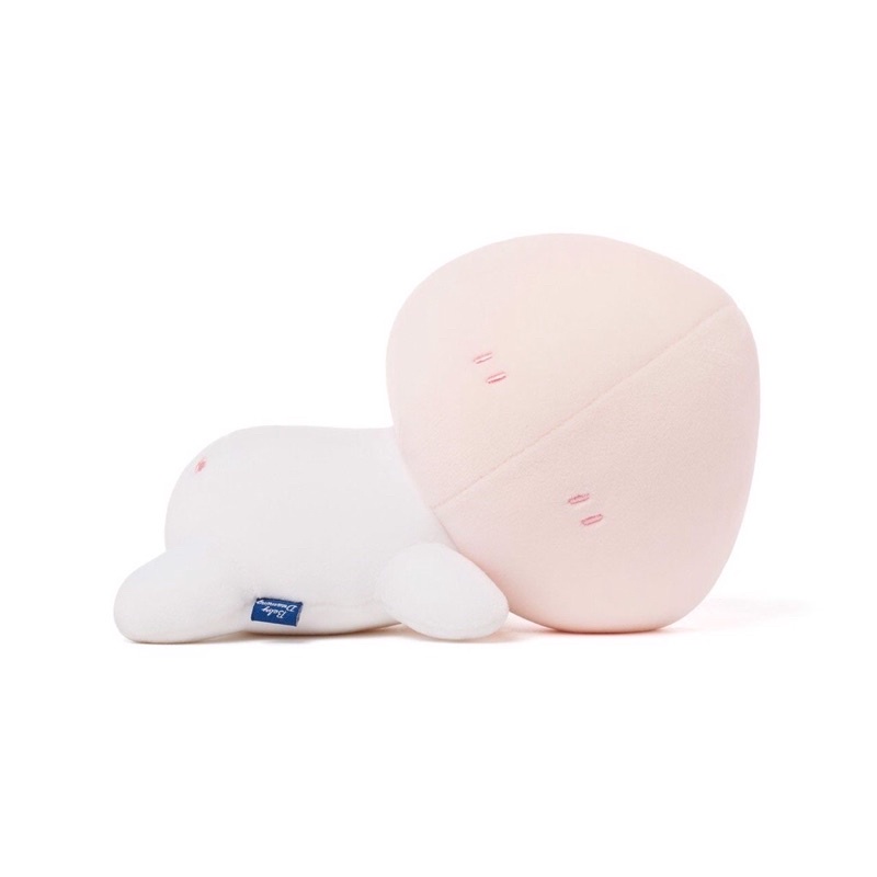 Cặp gấu bông đào rian em bé nằm ngủ chảy dãi miniso chính hãng