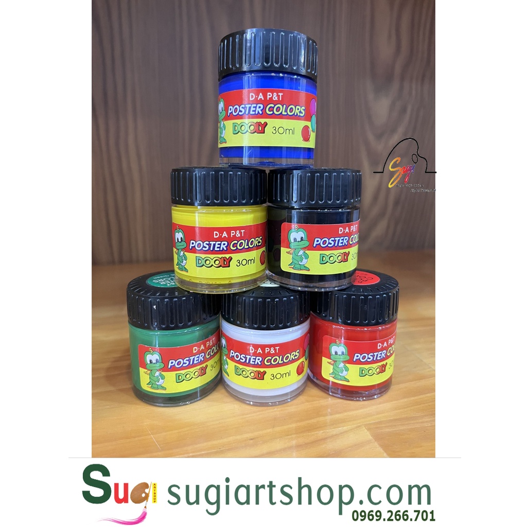 Màu Dooly, Màu Poster Dooly 10ml / 30ml bán lẻ-
