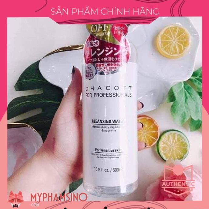 [CHINH HANG] Nước Tẩy Trang Chacott For Professionals 500ml