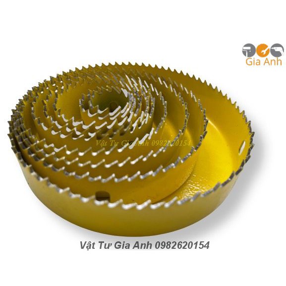 Bộ Mũi Khoét Thạch Cao Và Gỗ Mềm 17 Chi Tiết Hộp Vàng