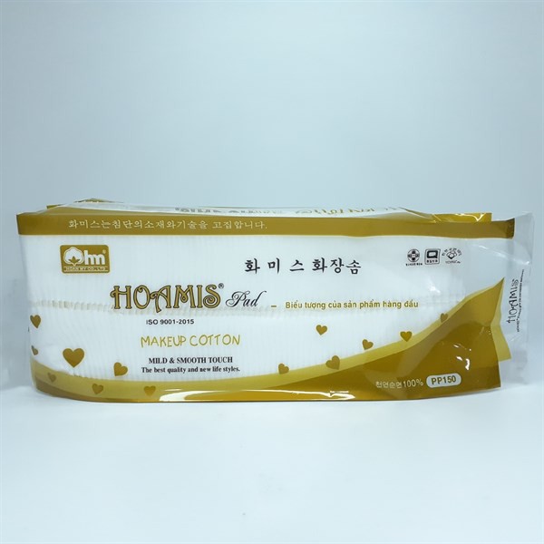 Bông Tẩy Trang Hoamis Korea PP150 (140 Miếng / Gói)