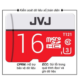 Thẻ nhớ JVJ 16GB Pro U3 Class 10