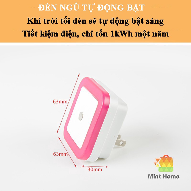 Đèn ngủ led cảm ứng cảm biến tự động tắt mở ánh sáng khi trời tối không dây, gắn cầu thang, treo tường nhà bếp phòng tắm | BigBuy360 - bigbuy360.vn